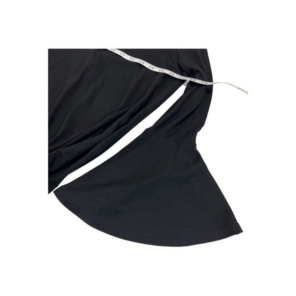 Lulus Womens S Bell Sleeve Top Black Open Tie Back Light Weight‎ Crew Neck - Picture 8 of 9